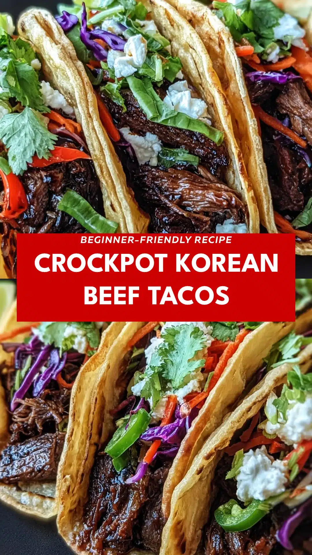 Crockpot Korean Beef Tacos