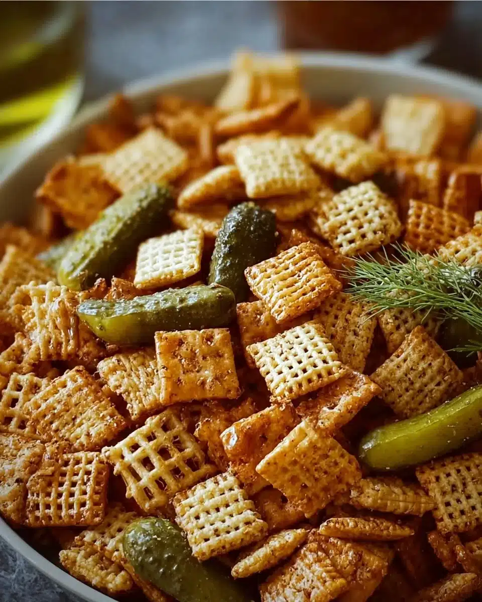 Dill Pickle Chex Mix