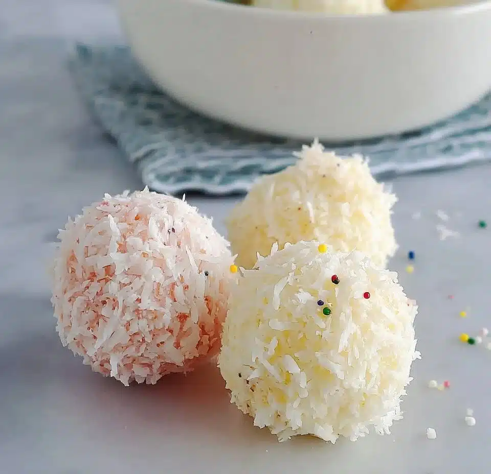 Easter Bunny Coconut Tails, a fun and festive treat for Easter celebrations.