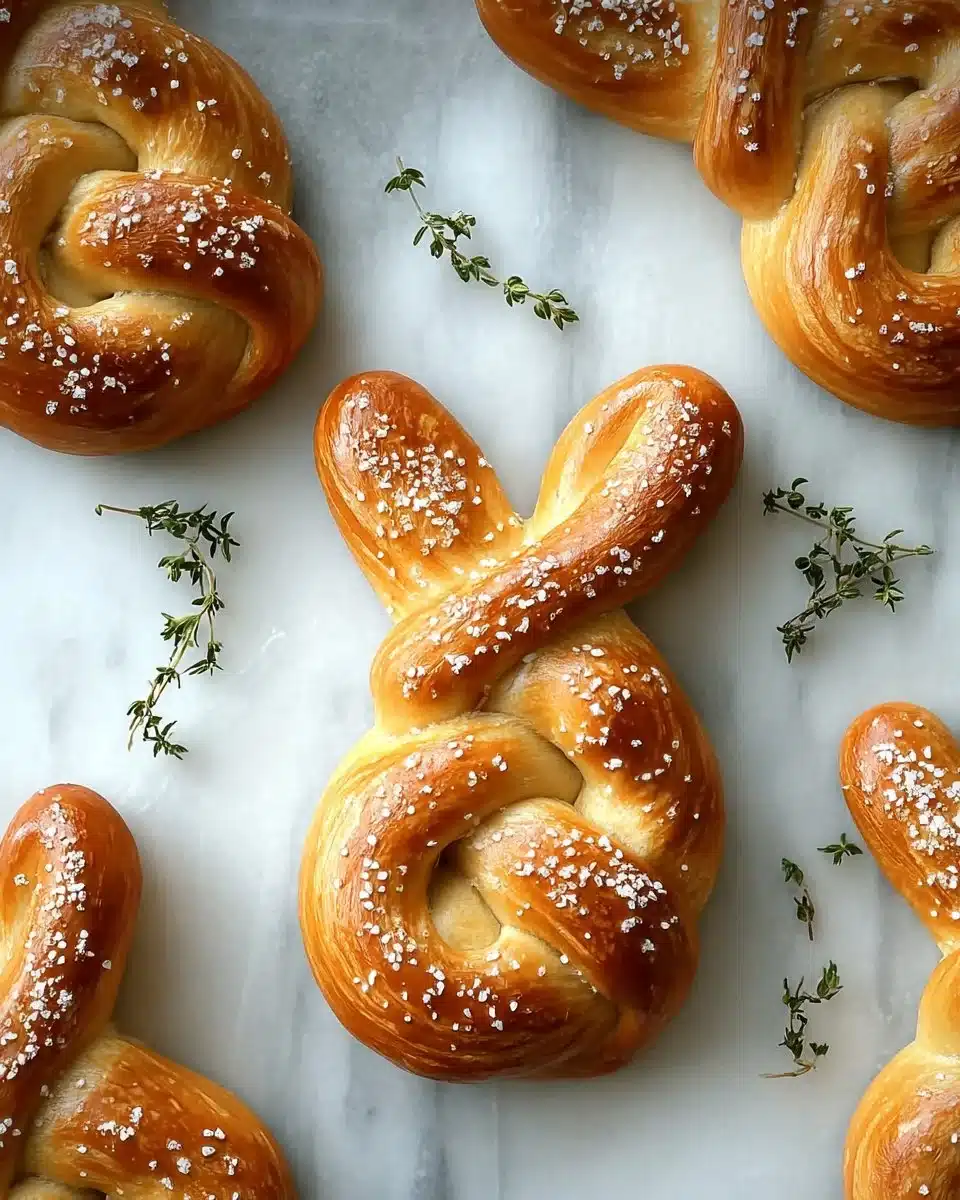 Easter Bunny Soft Pretzels