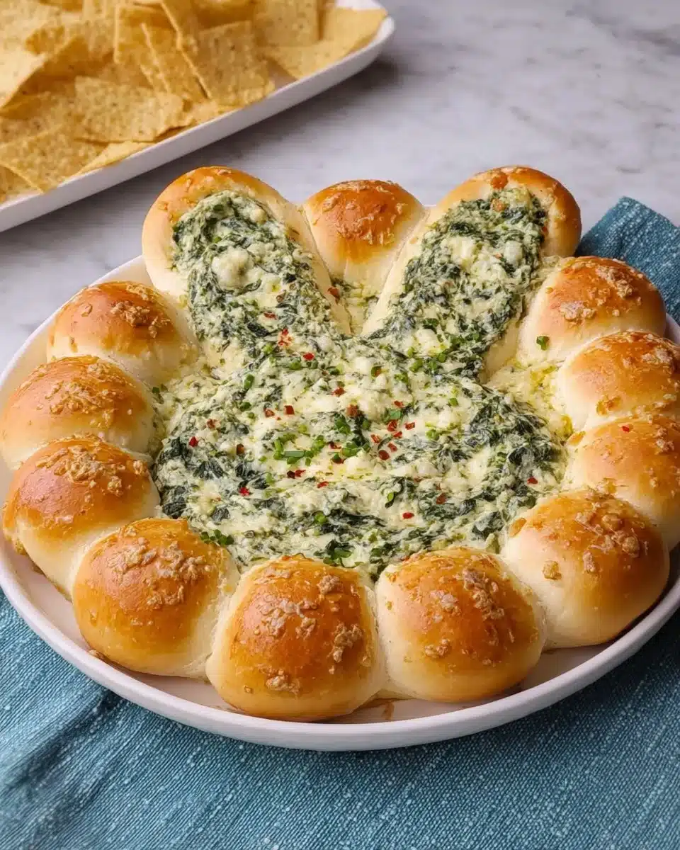 Easter Bunny Spinach Dip