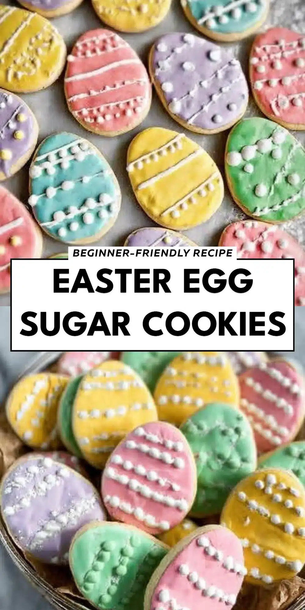 Easter Egg Sugar Cookies