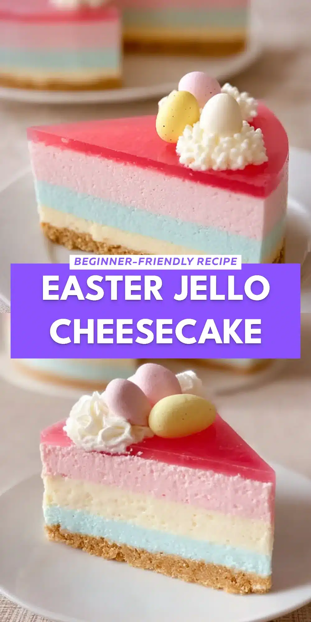 Easter JELLO Cheesecake