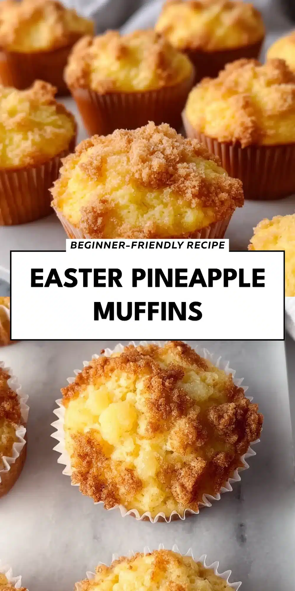 Easter Pineapple Muffins