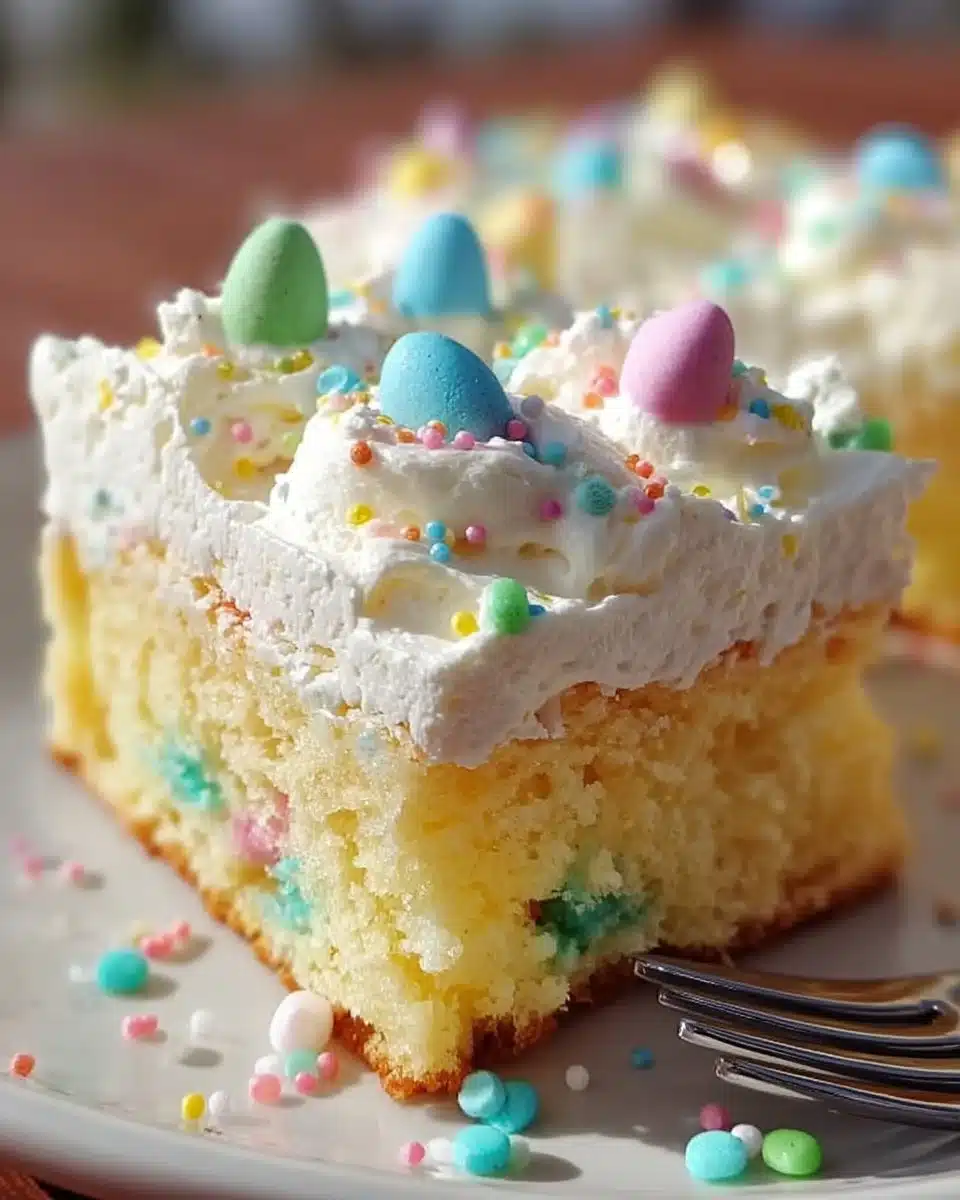 Easter Poke Cake