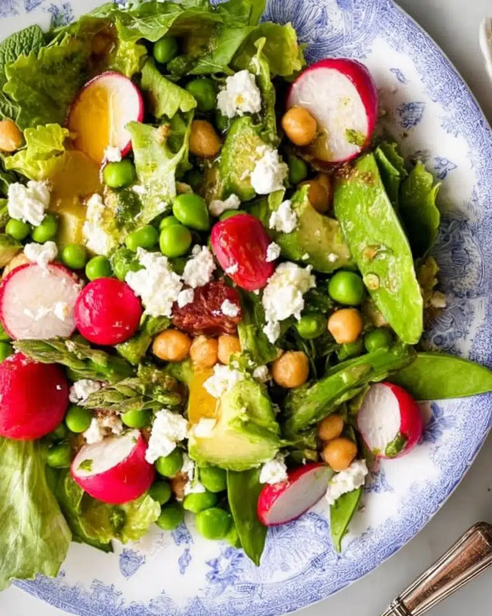 Best Easter Spring Salad with Goat Cheese