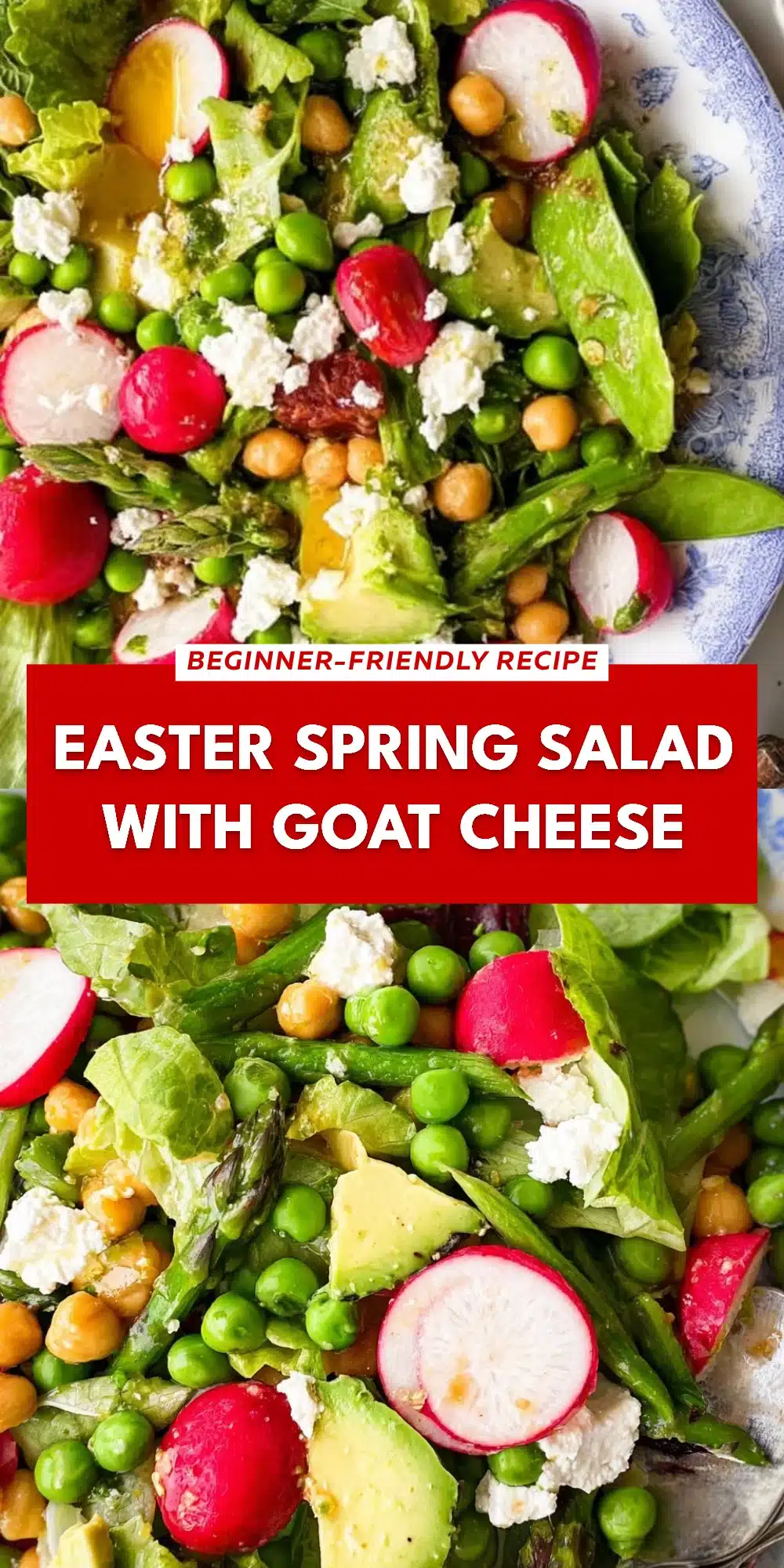 Easter Spring Salad with Goat Cheese