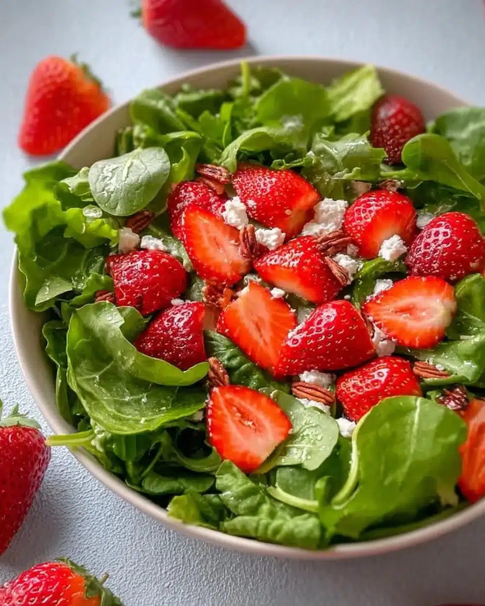 Quick Easter Strawberry Spring Salad