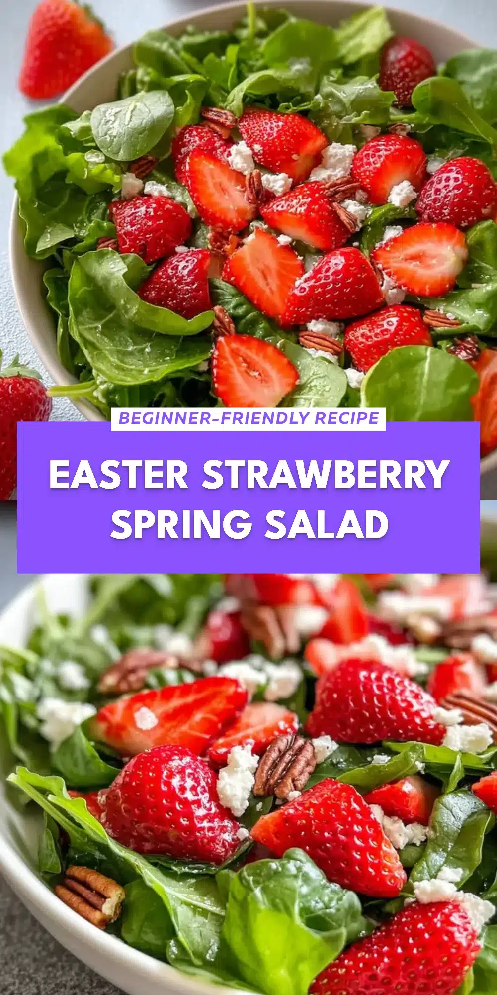 Easter Strawberry Spring Salad