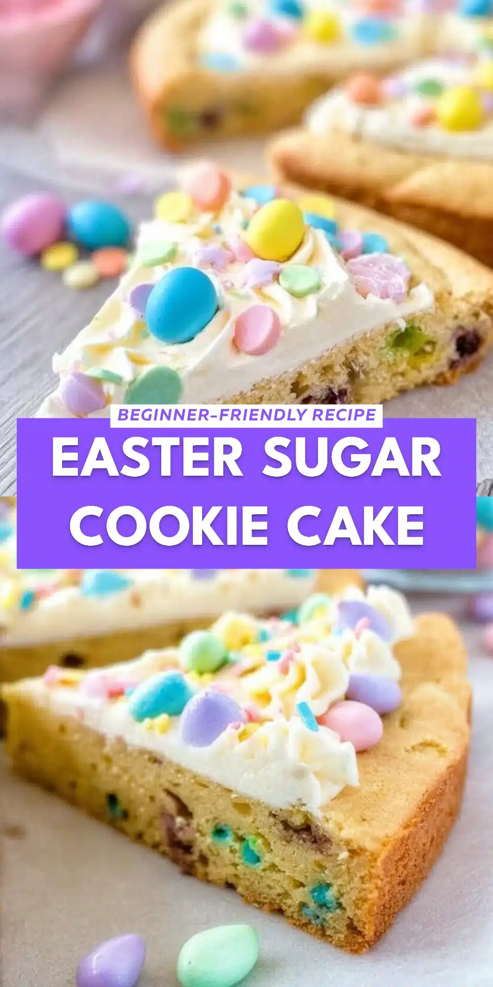 Easter Sugar Cookie Cake