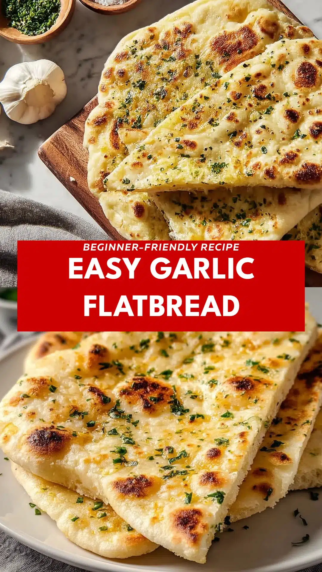 Easy Garlic Flatbread