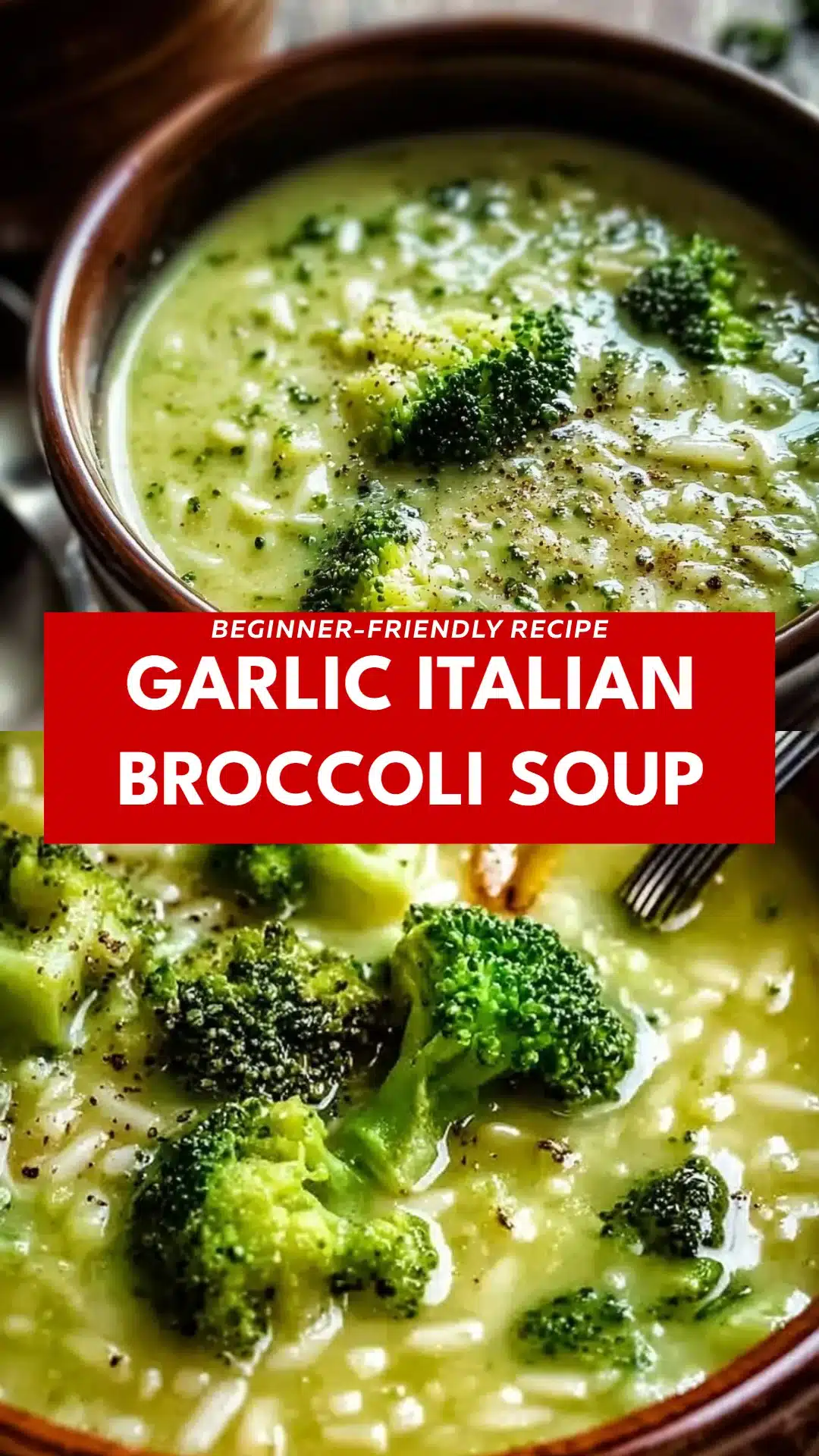 Garlic Italian Broccoli Soup