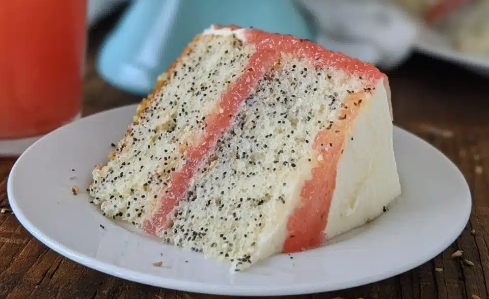Grapefruit Poppy Seed Cake