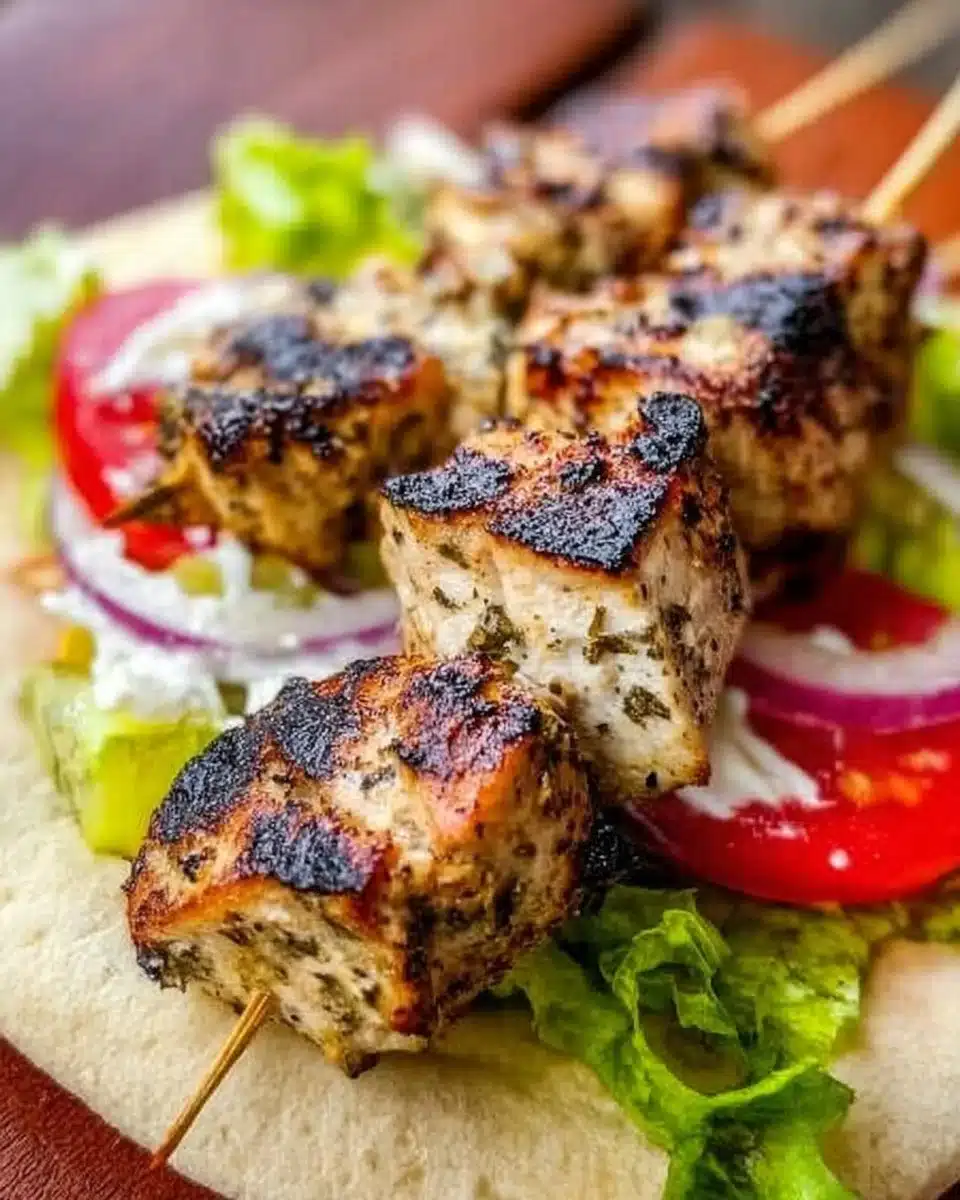 Greek Chicken Skewers