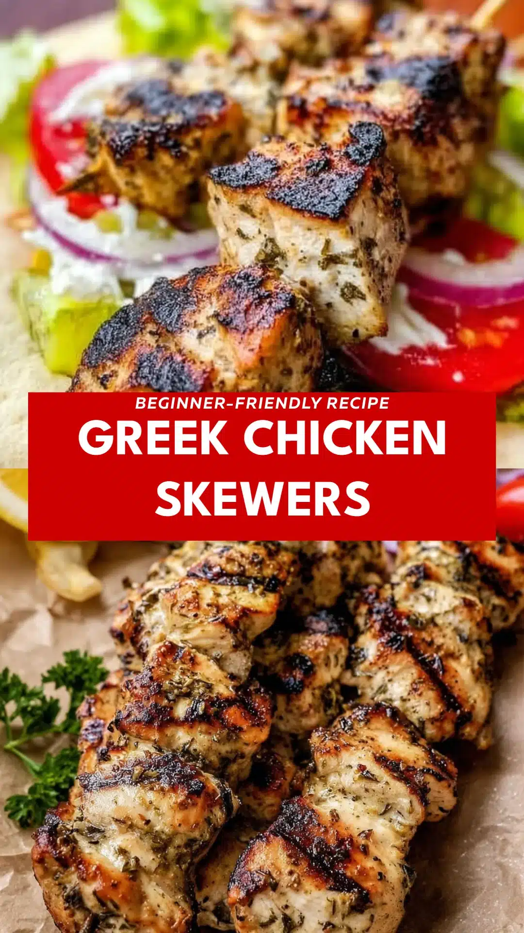 Greek Chicken Skewers