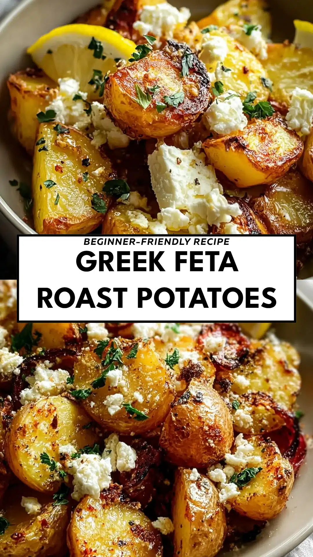 Greek Feta Roast Potatoes