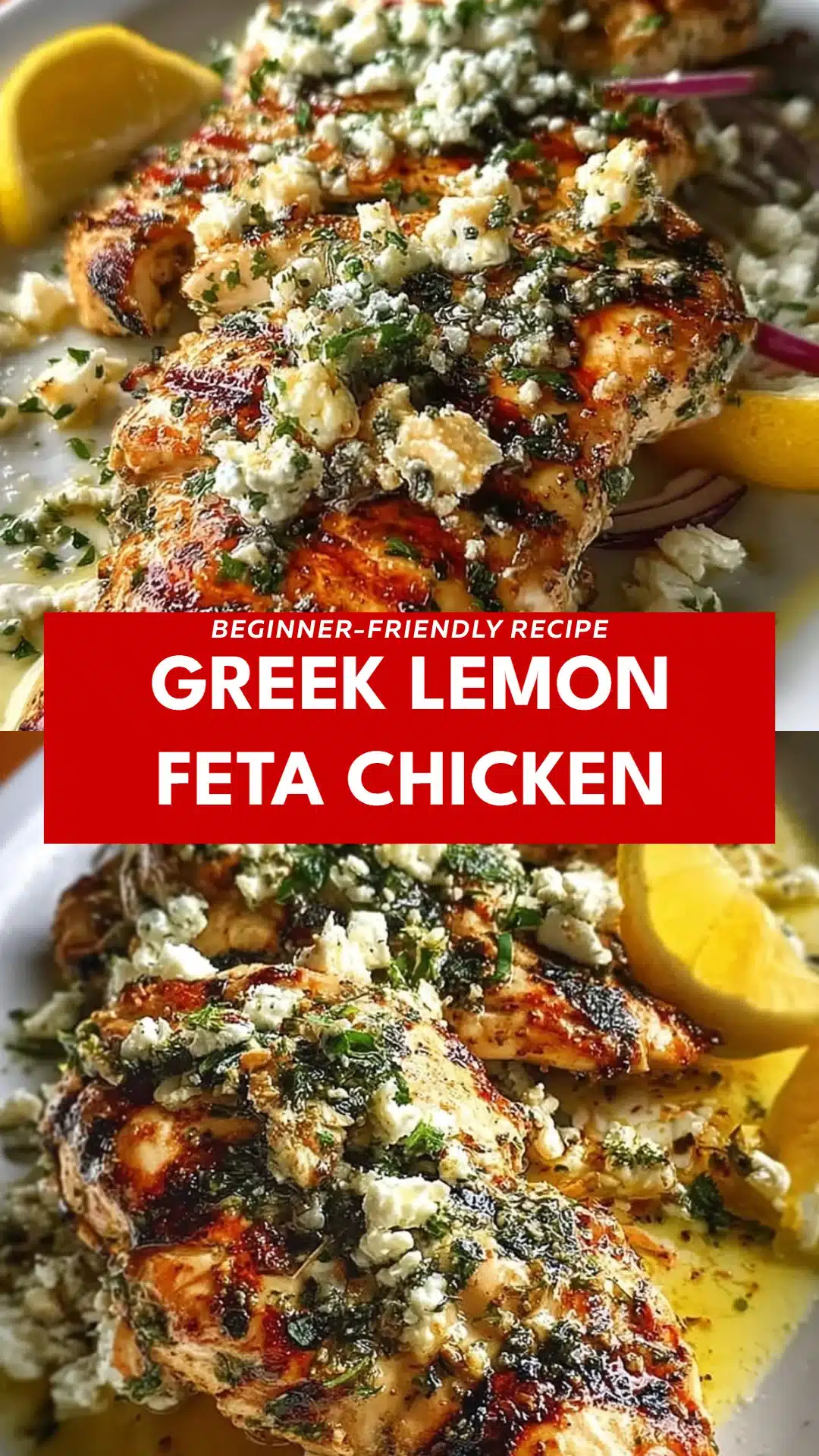 Greek Lemon Feta Chicken