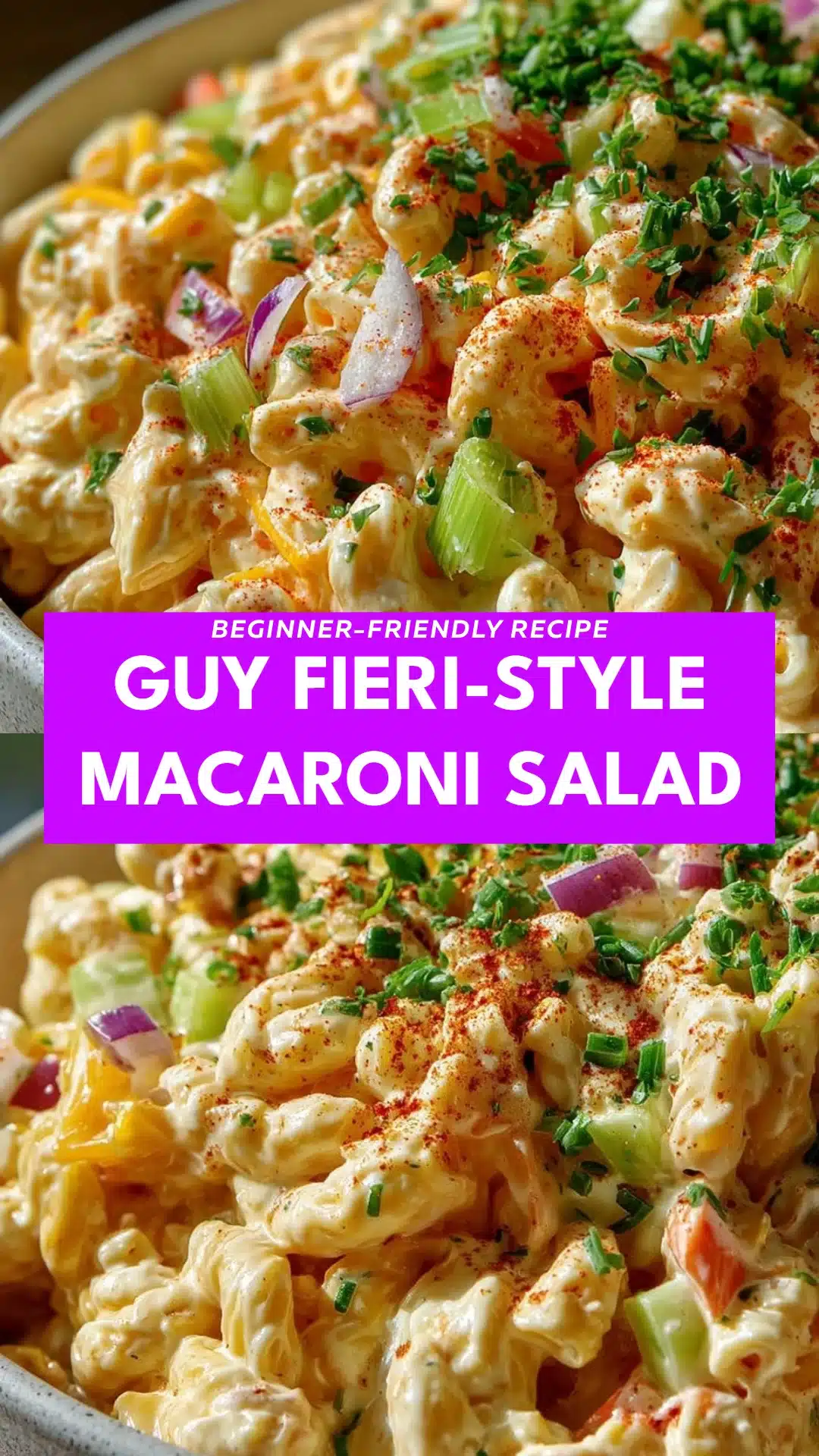 Guy Fieri-style Macaroni Salad