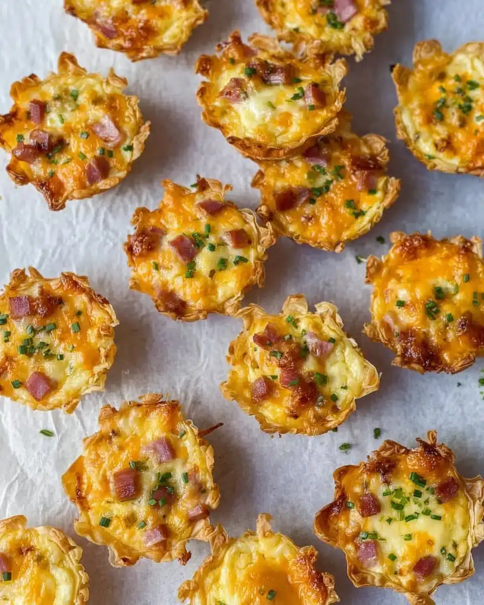 Ham & Cheese Mini Quiches