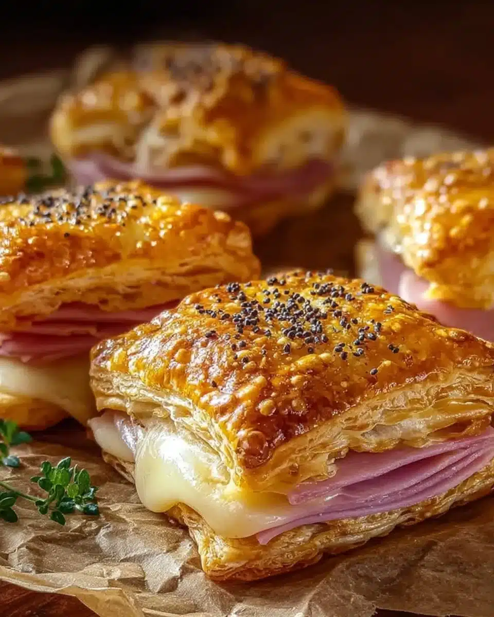Ham & Cheese Puffs