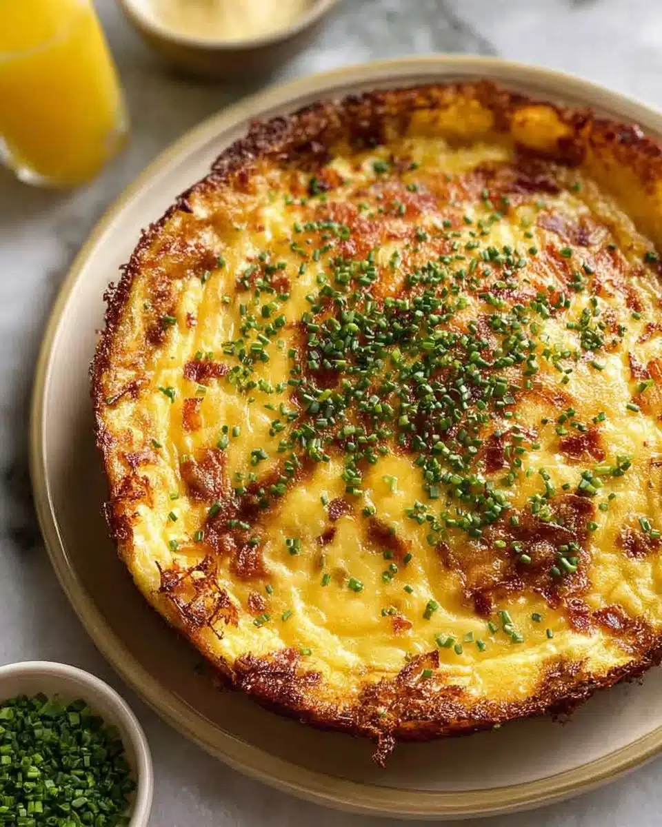 Hash Brown Crust Quiche