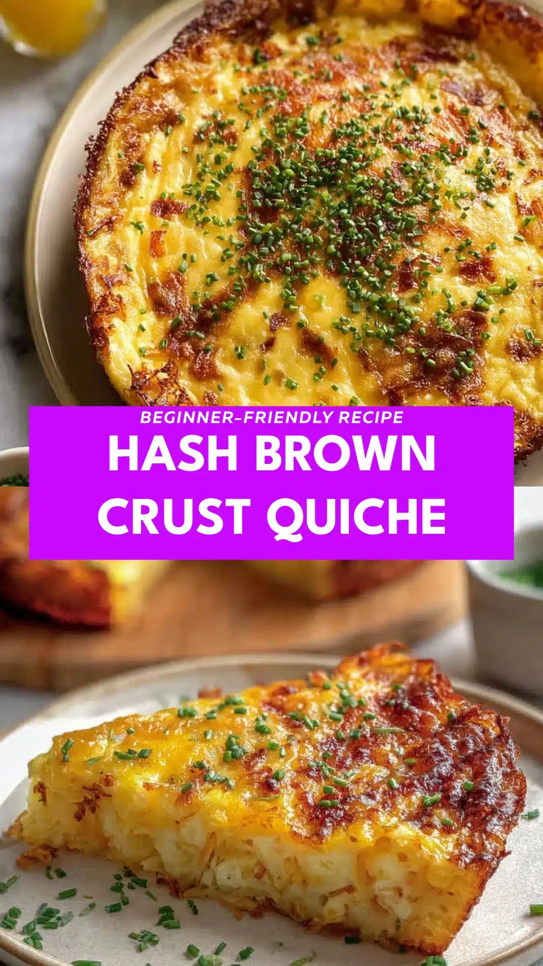Hash Brown Crust Quiche