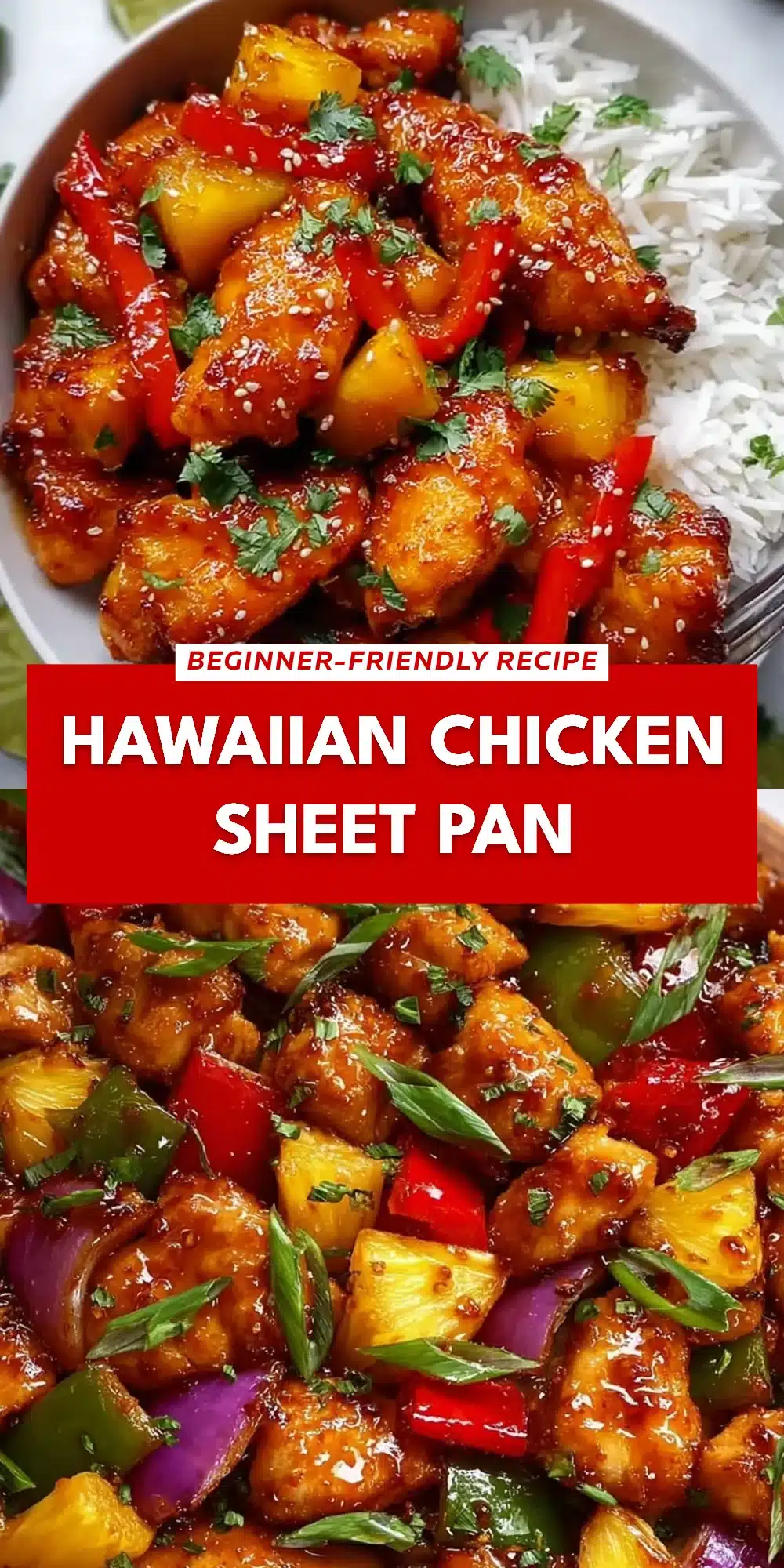 Hawaiian Chicken Sheet Pan