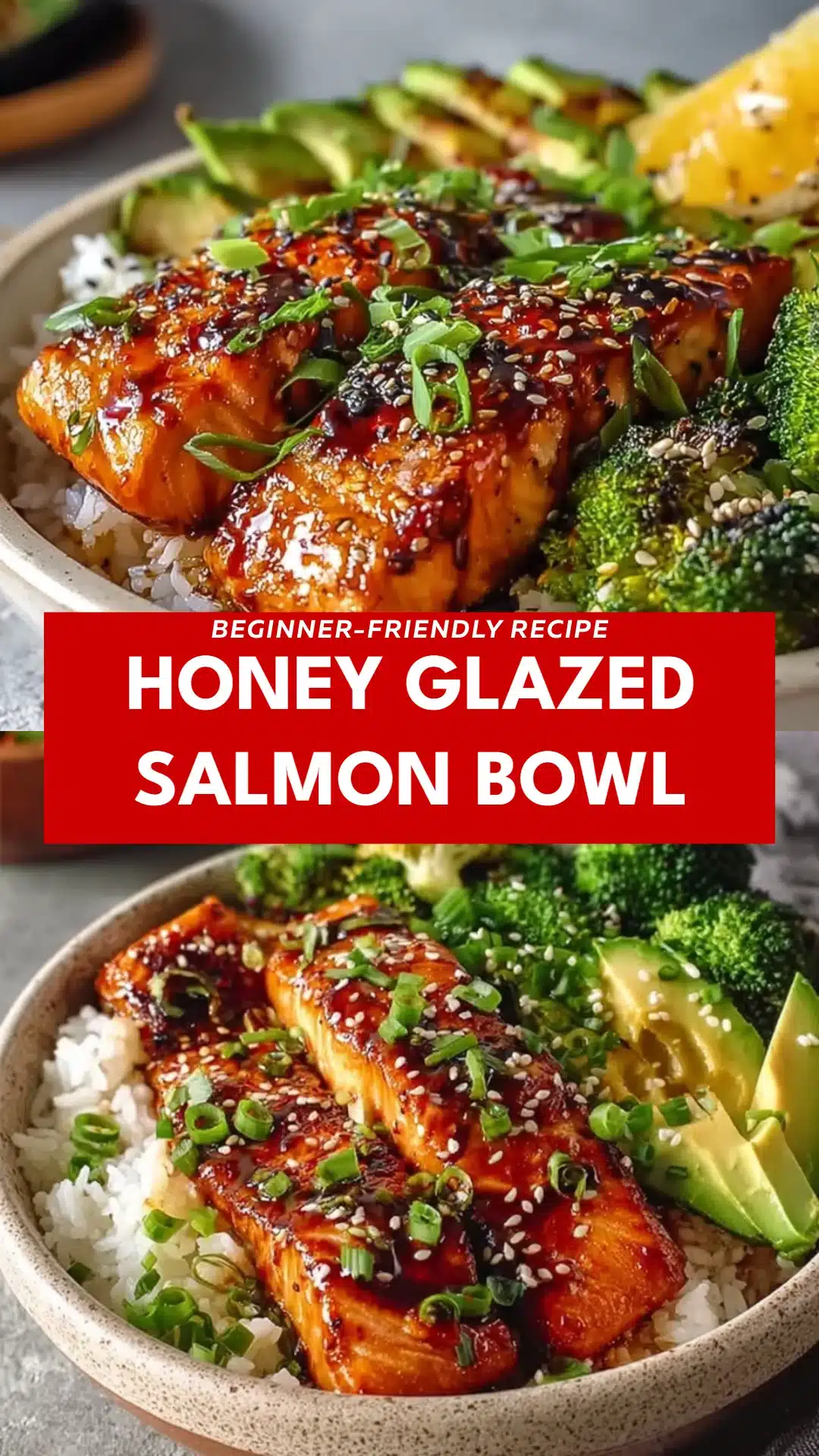 Honey Glazed Salmon Bowl