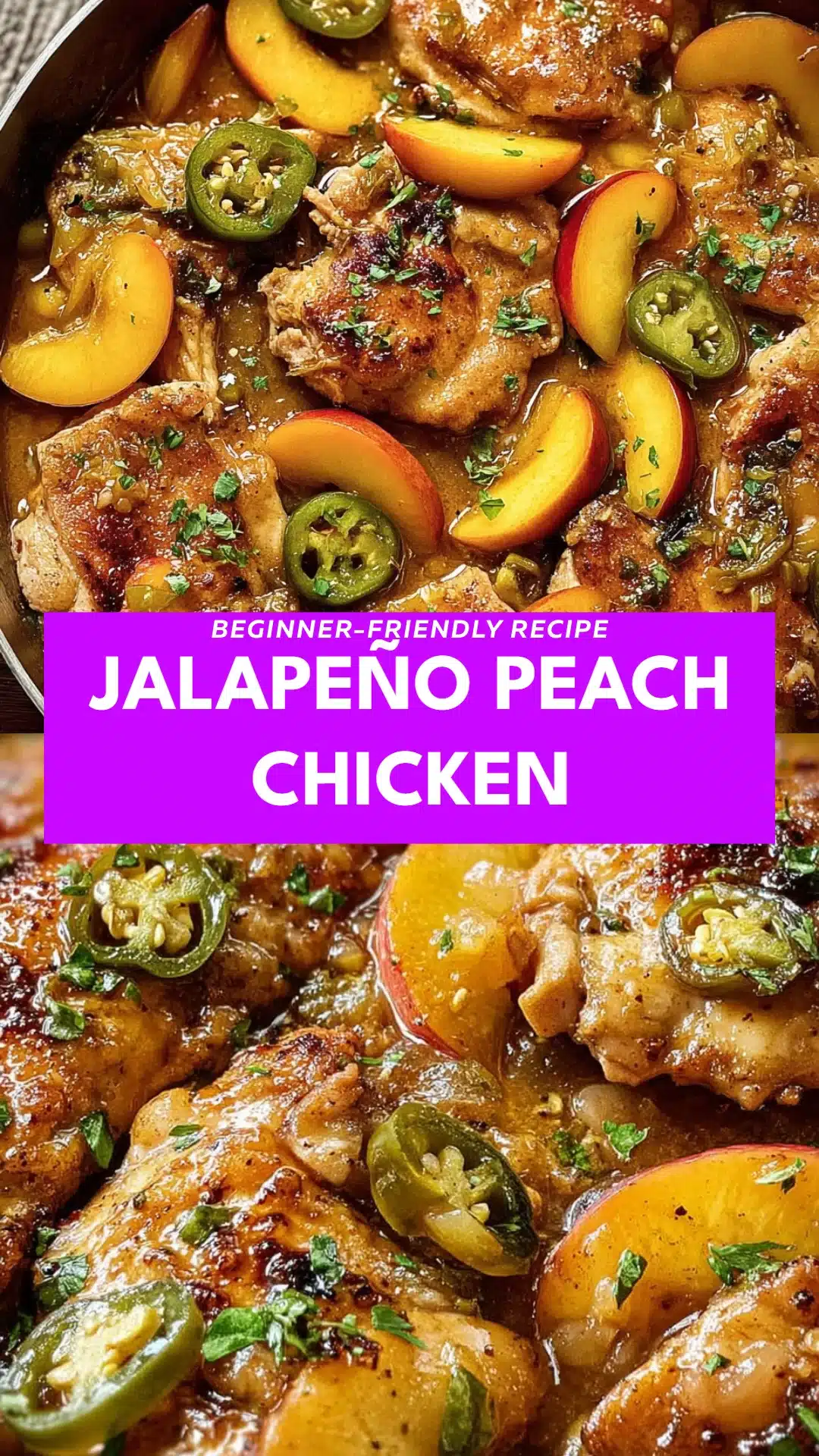 Jalapeño Peach Chicken