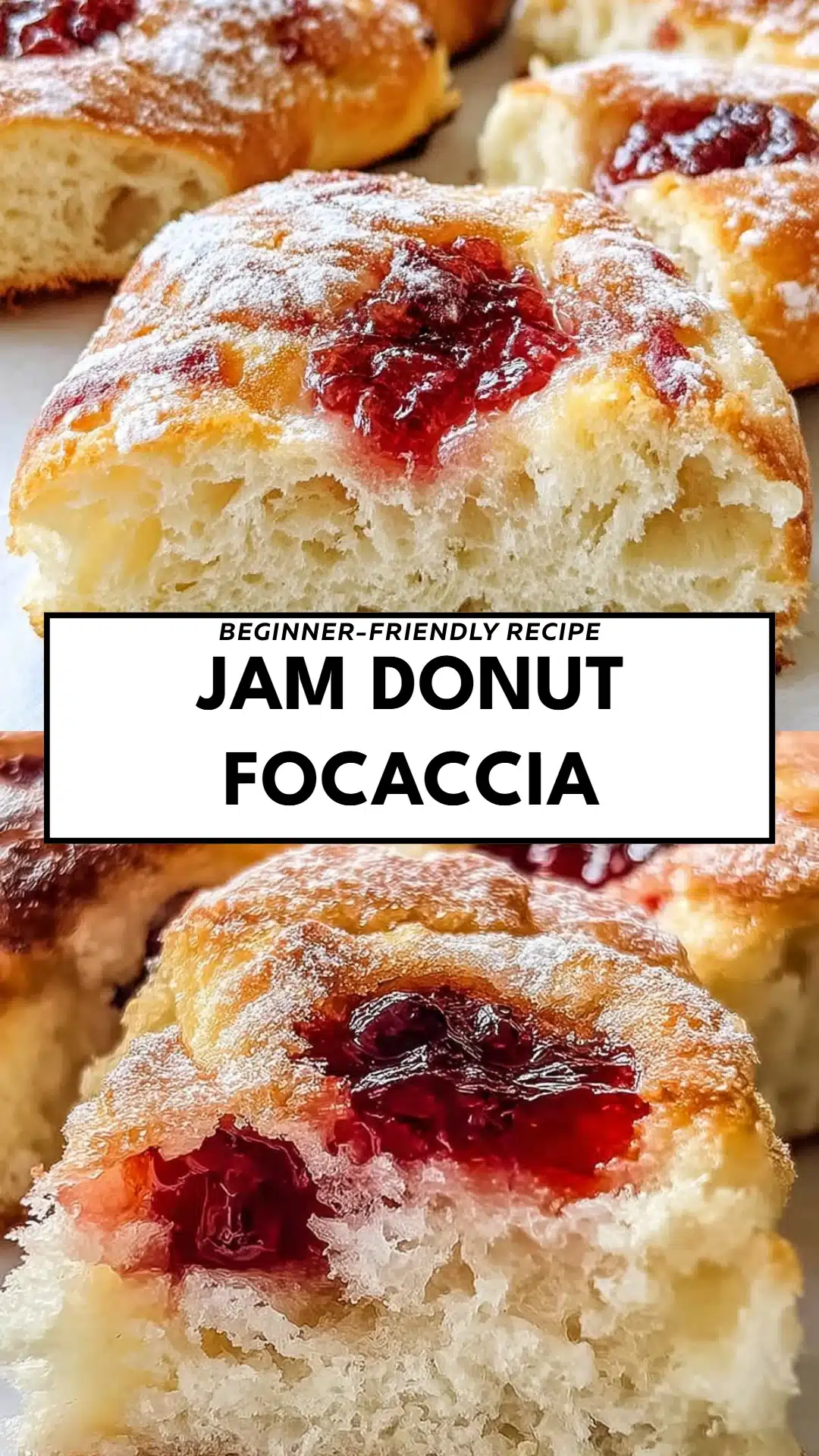 Jam Donut Focaccia