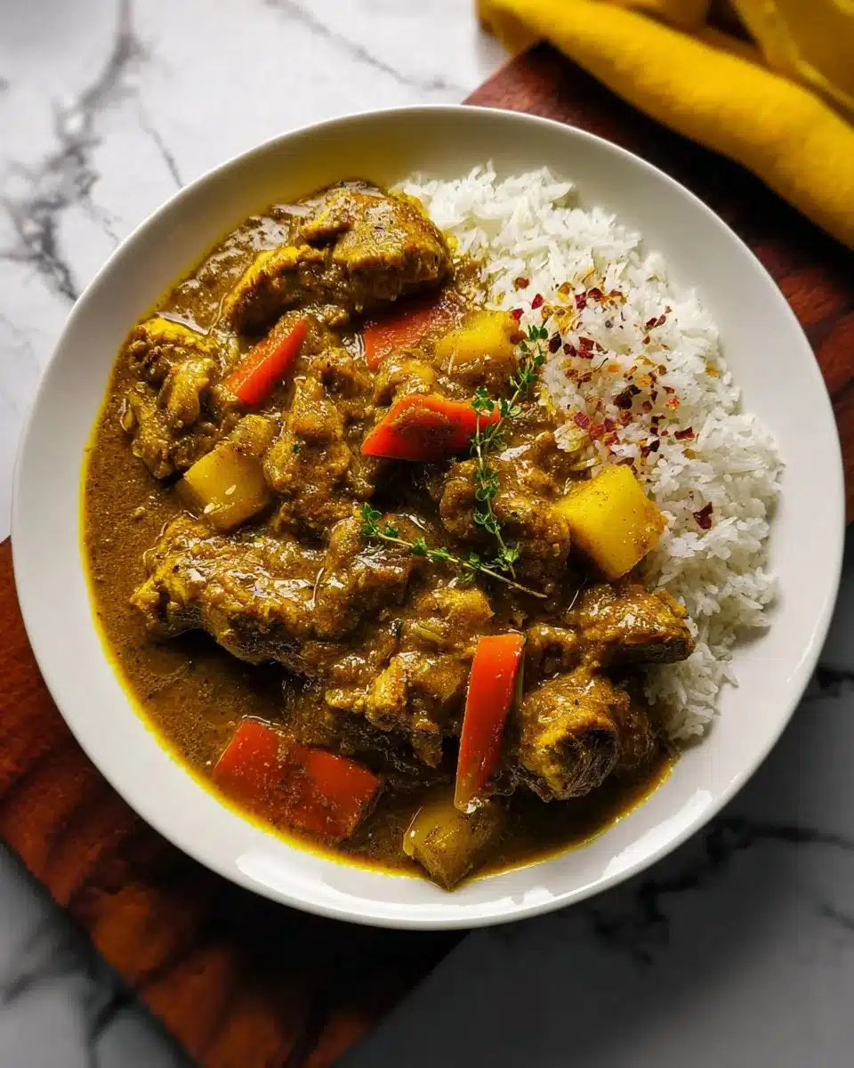 Authentic Jamaican Curry Chicken