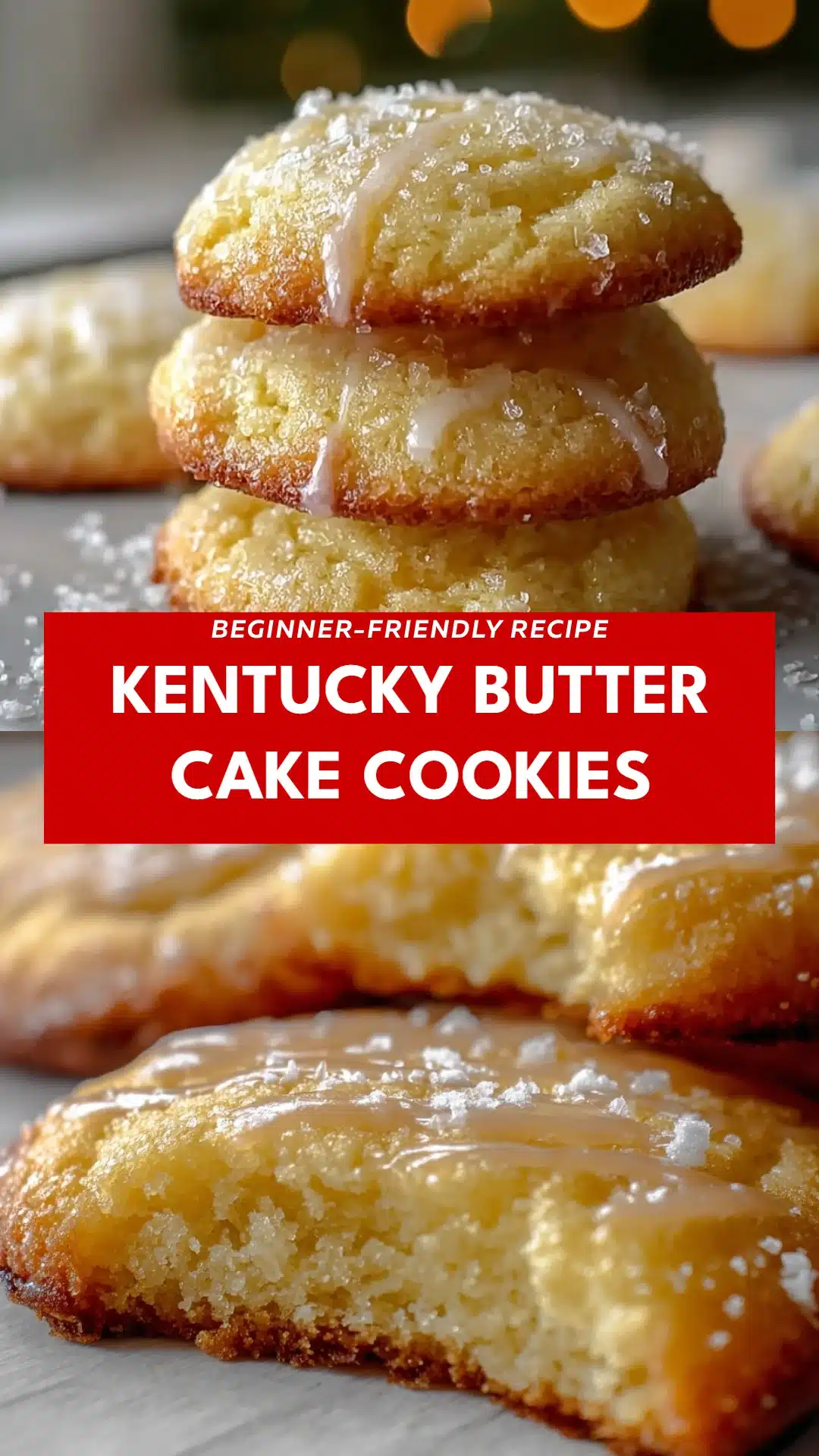 Kentucky Butter Cake Cookies