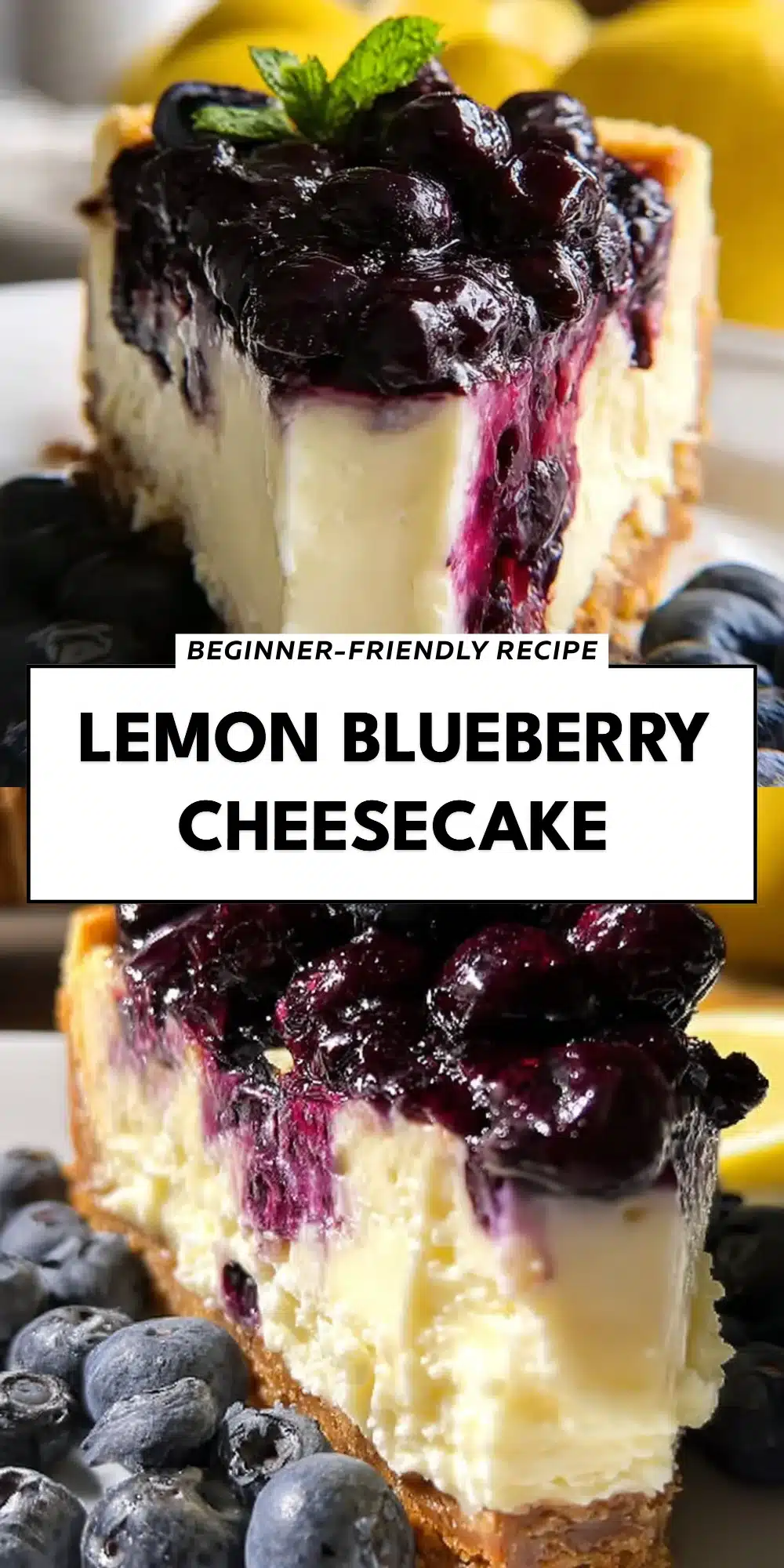 Lemon Blueberry Cheesecake