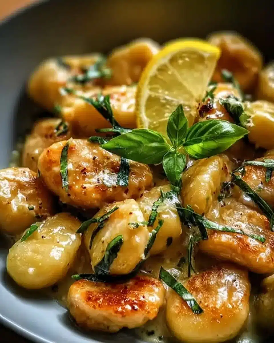 Lemon Chicken Gnocchi