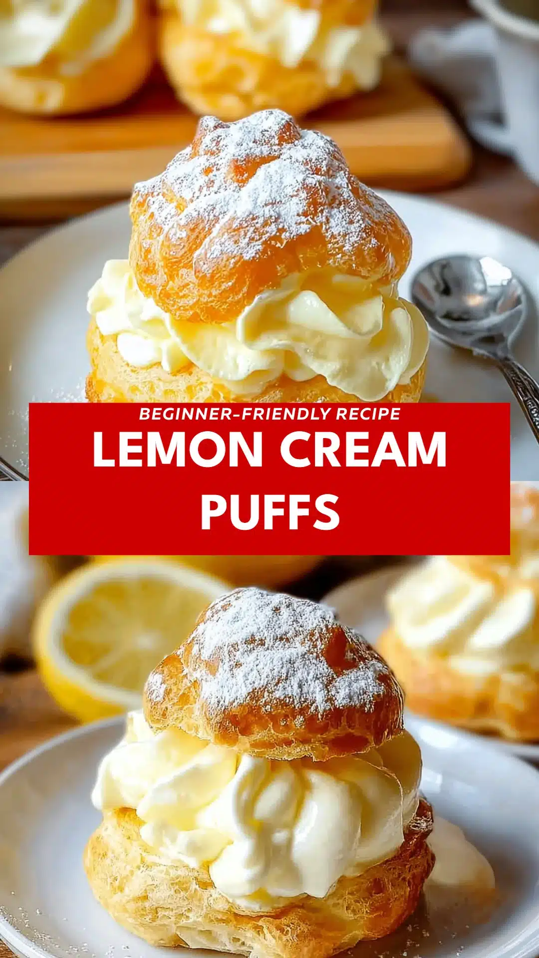 Lemon Cream Puffs
