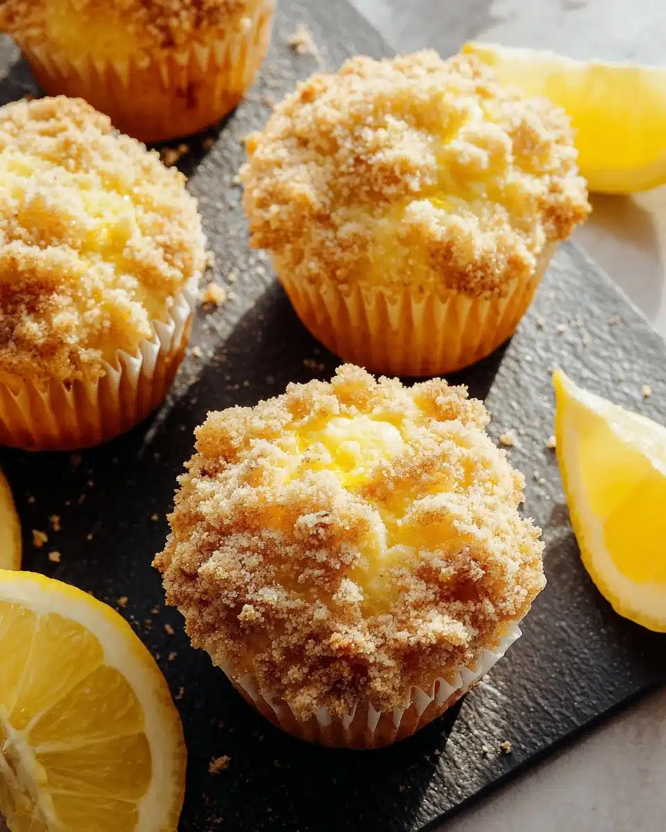 Lemon Crumb Muffins