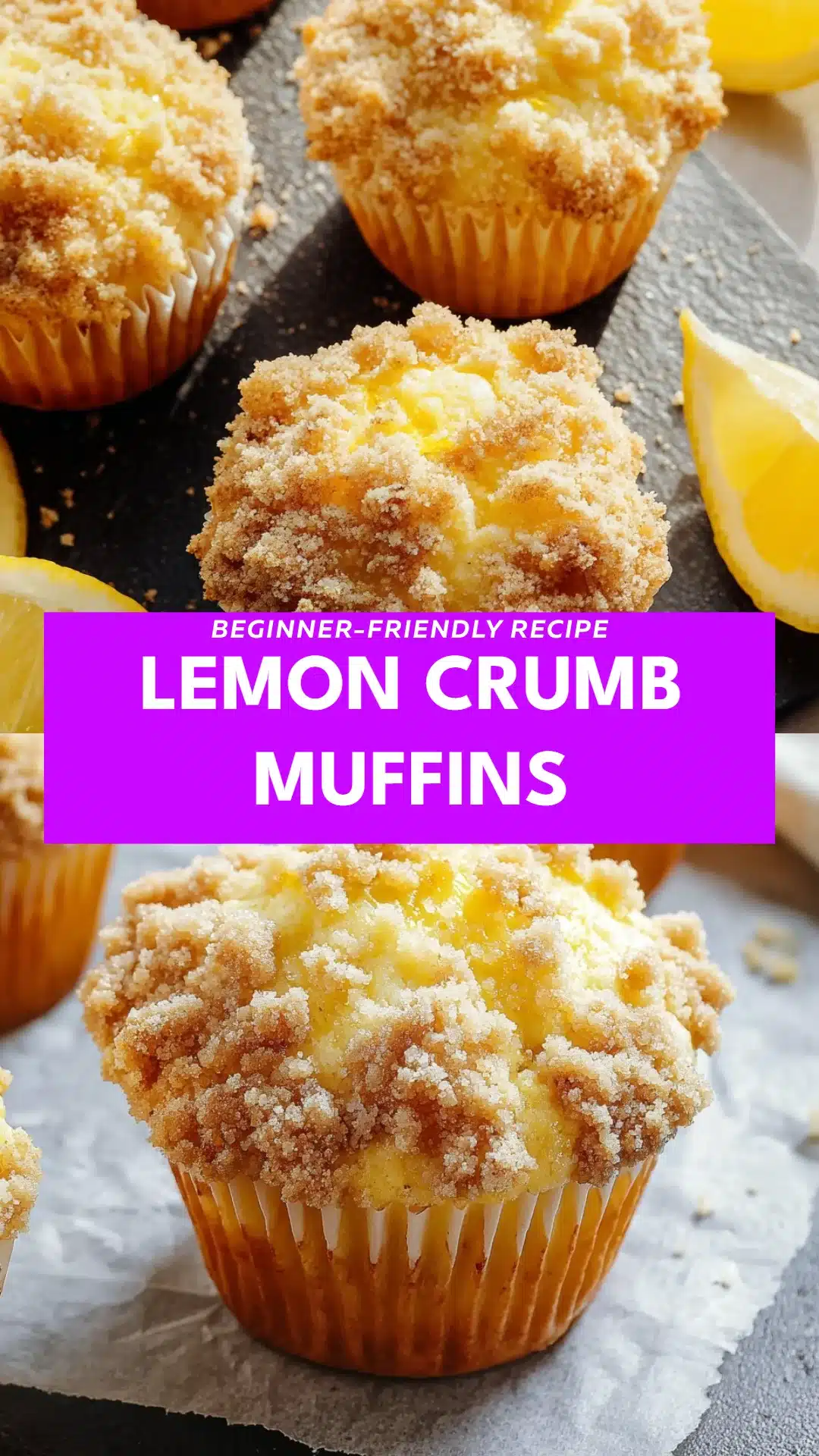 Lemon Crumb Muffins