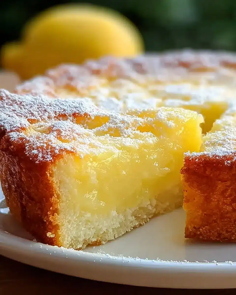 Lemon Custard Cake