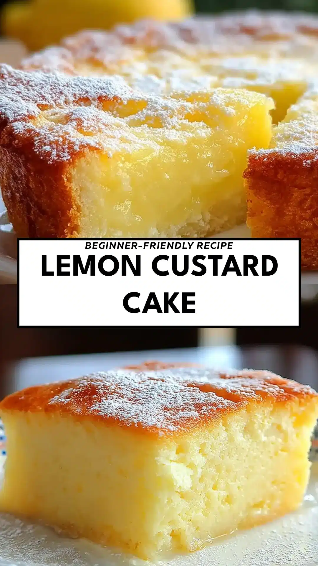Lemon Custard Cake