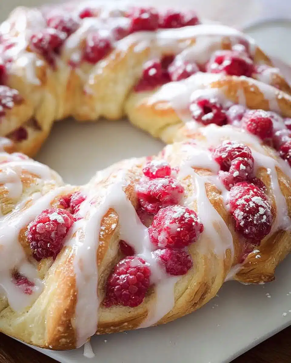 Lemon Raspberry Cream Cheese Danish Rolls