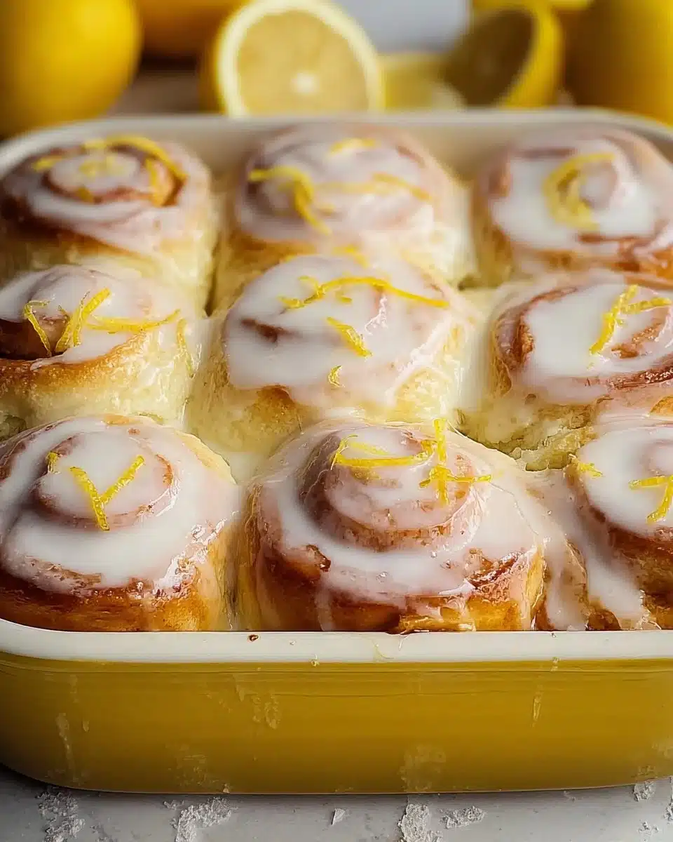 Lemon Sweet Rolls