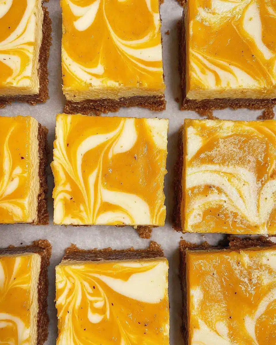 Mango Cheesecake Bars