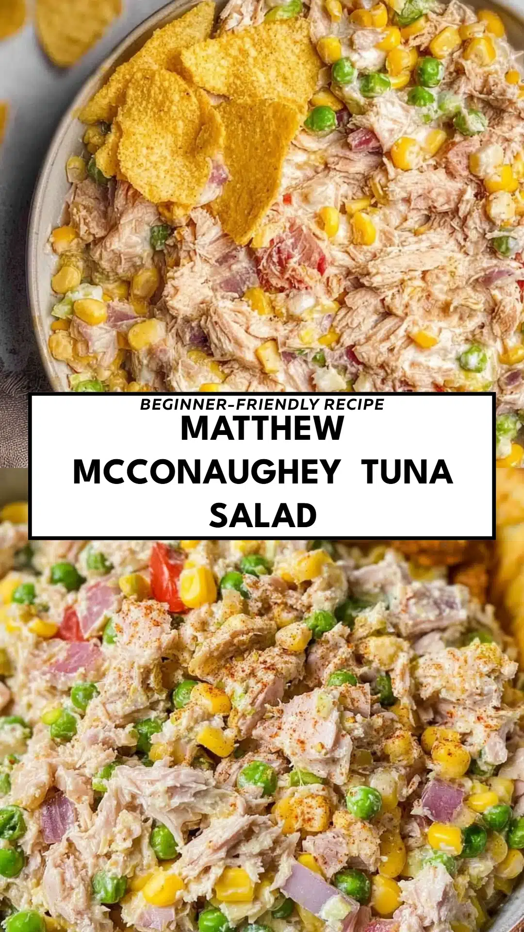 Matthew McConaughey Tuna Salad