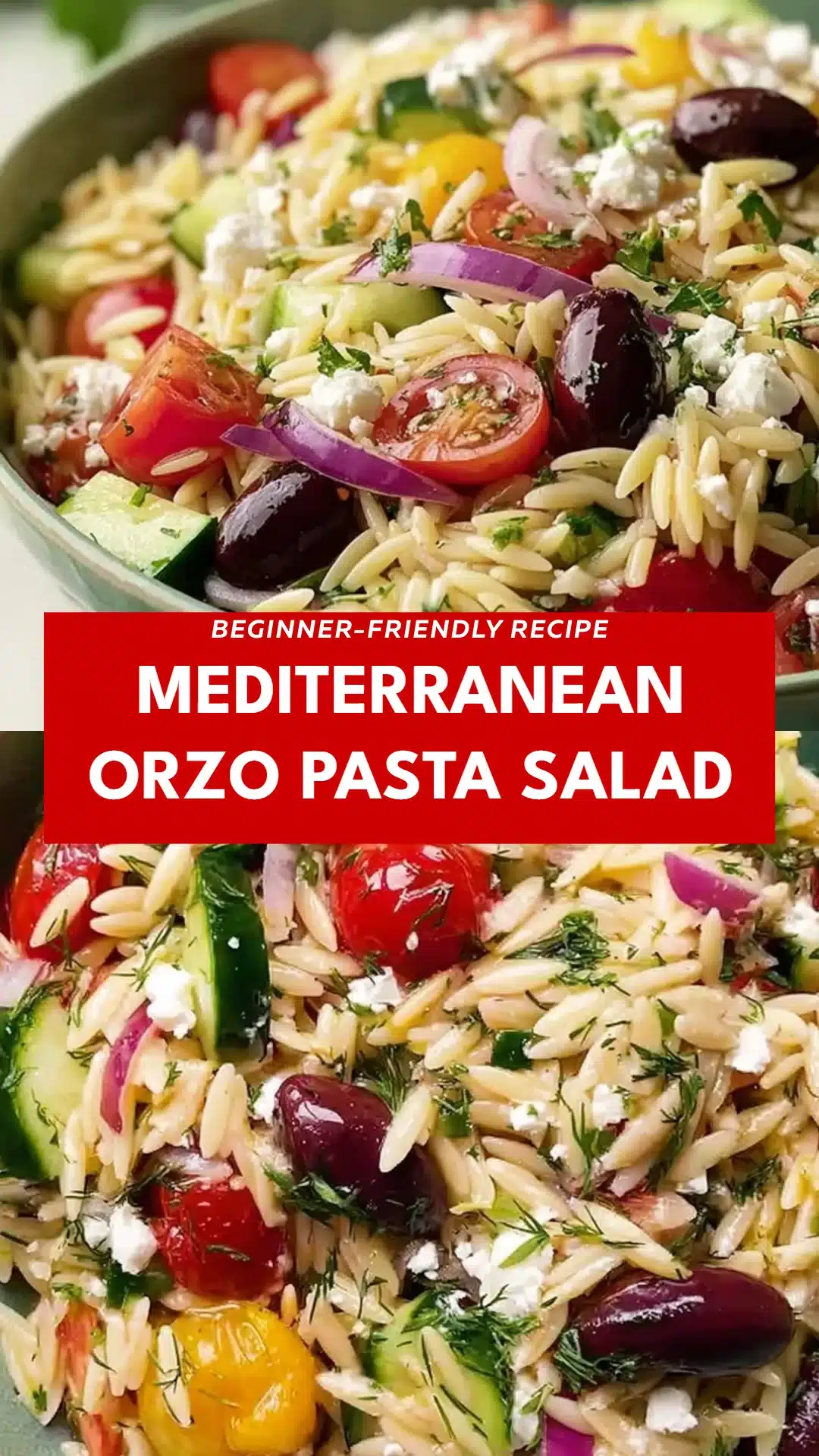 Mediterranean Orzo Pasta Salad