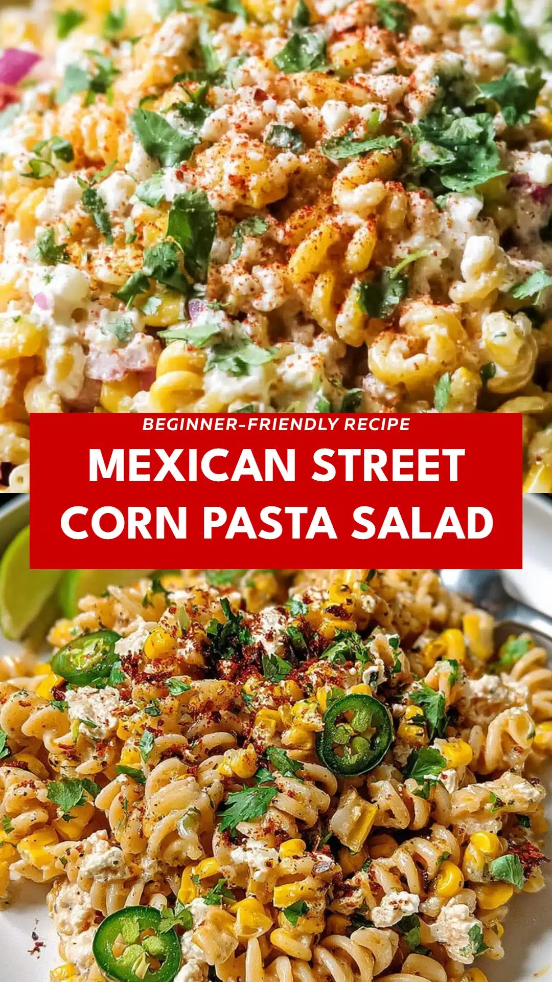 Mexican Street Corn Pasta Salad