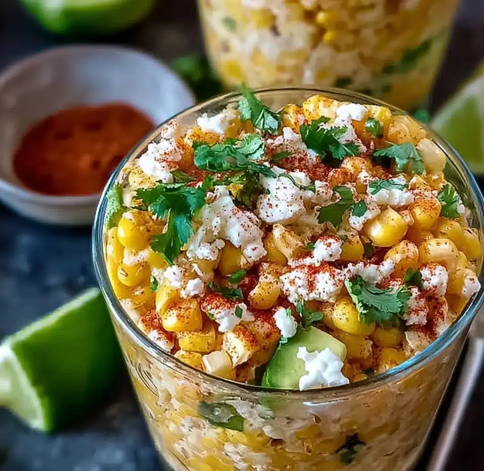 Mexican Street Corn Salad Cups