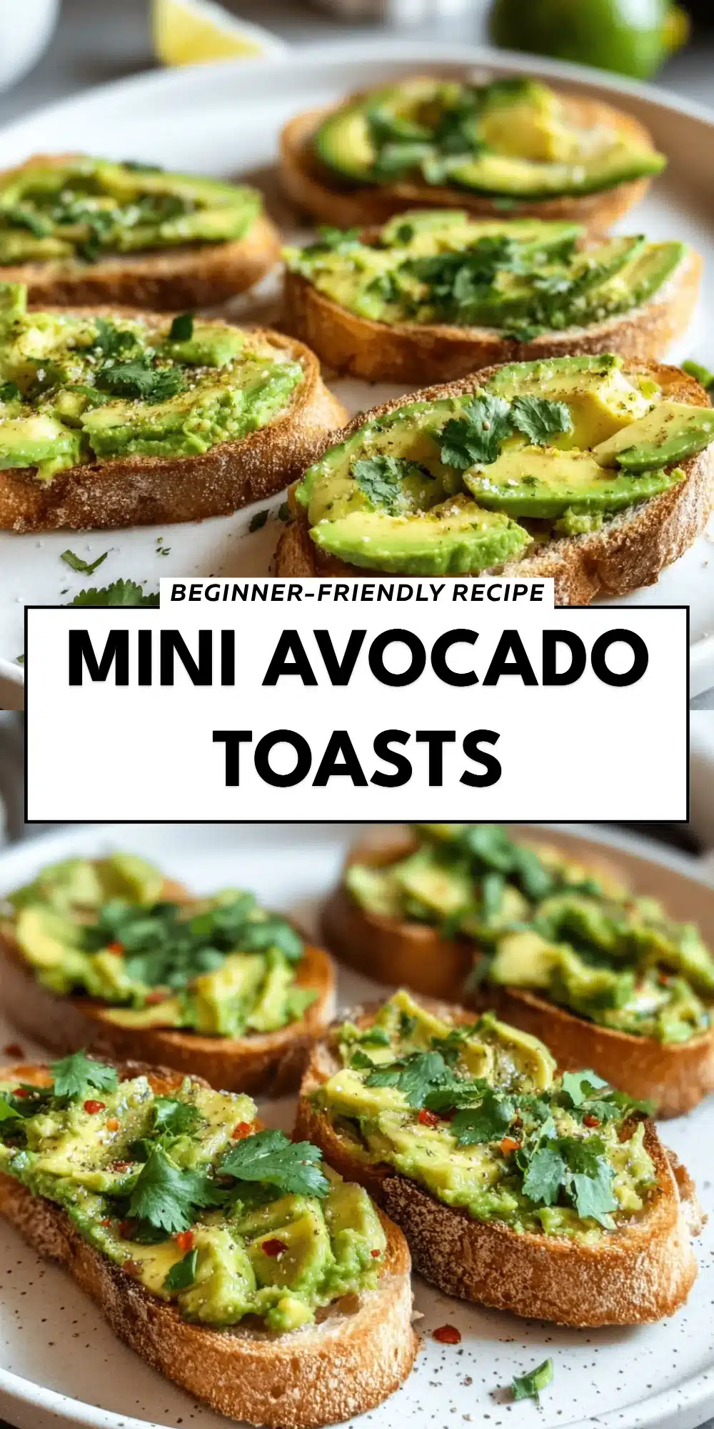 Mini Avocado Toasts