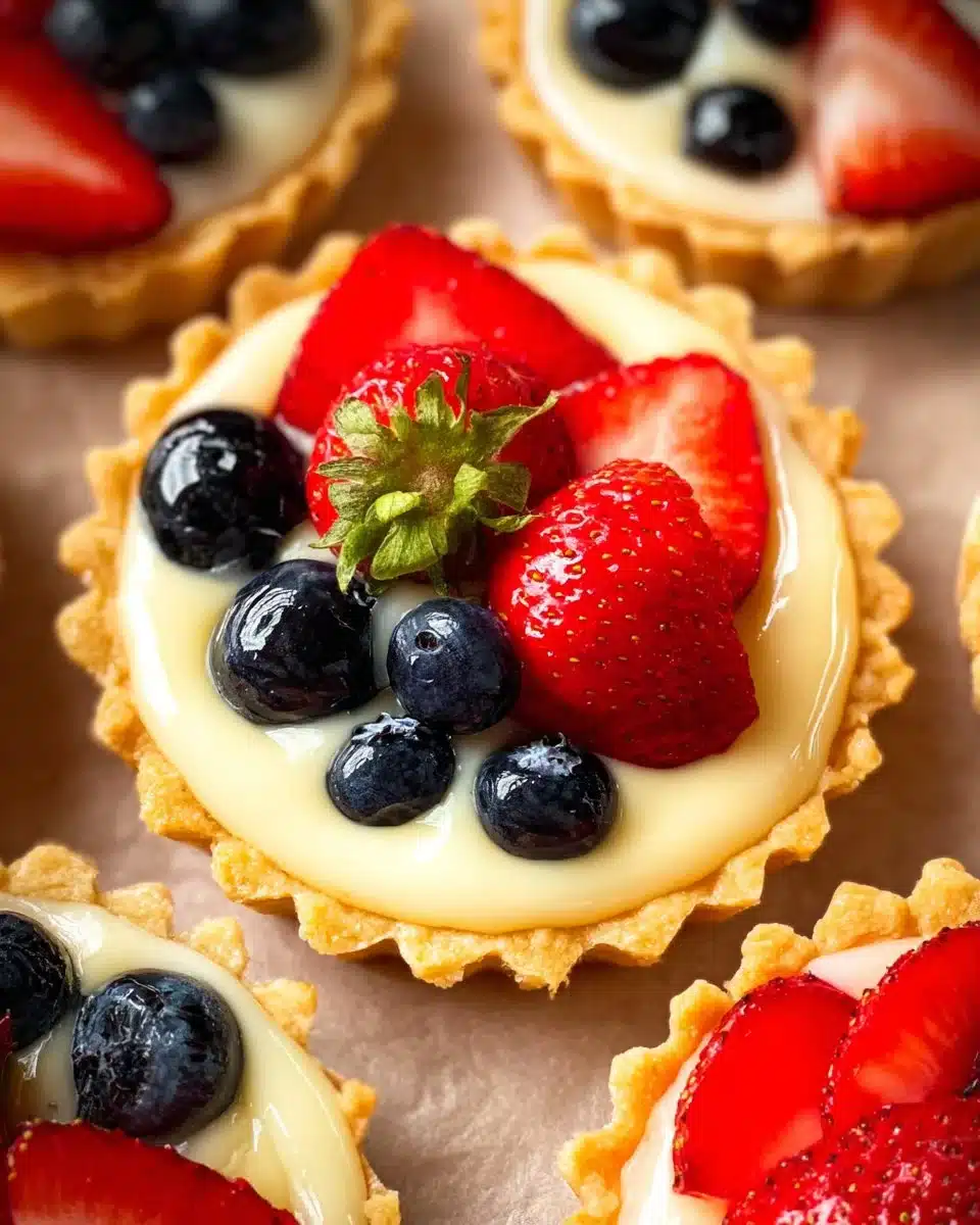 Mini Sugar Cookie Fruit Tarts