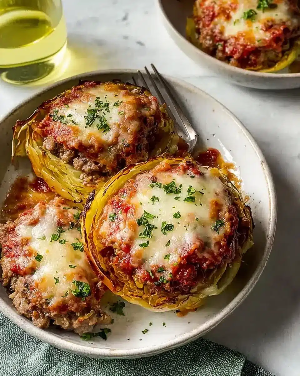 Oven-Baked Cabbage Burgers