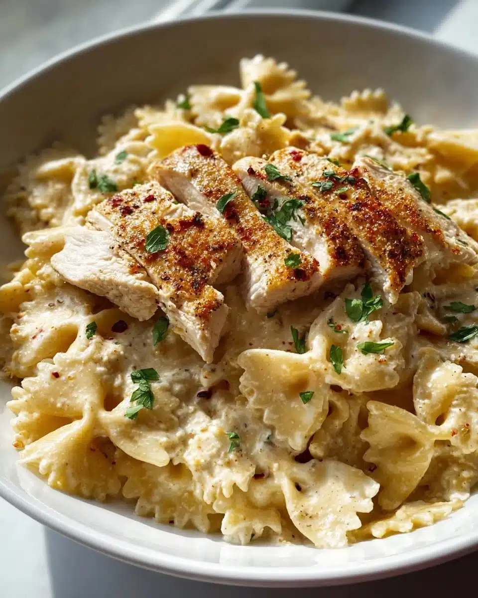 Creamy Parmesan Chicken Pasta